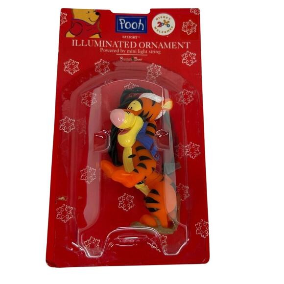 Vtg 1998 Disney Winnie Pooh Tigger EZ-Light Ornament Light String 4 - Picture 1 of 7